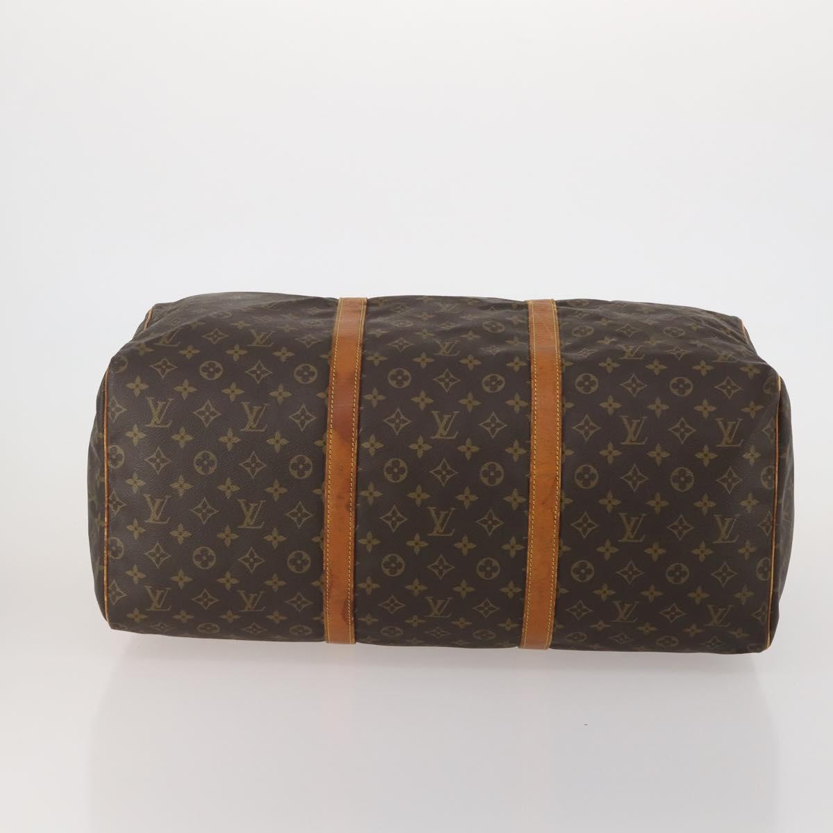 LOUIS VUITTON Monogram Sac Souple 55 Boston Bag M41622 LV Auth 194874
