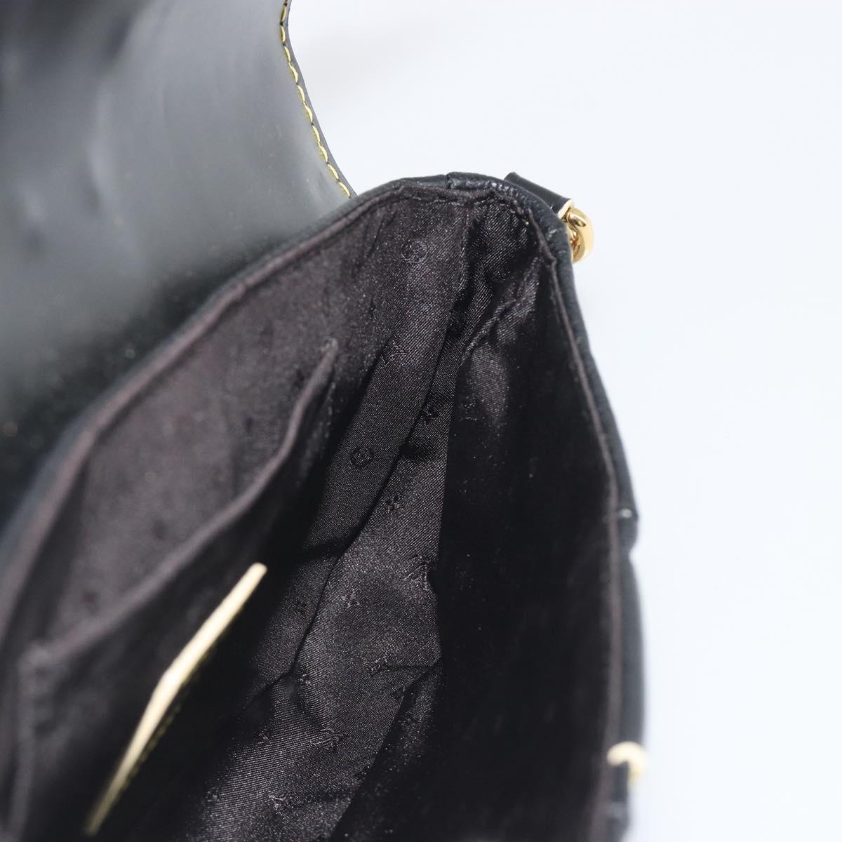 LOUIS VUITTON Suhari Precieux Shoulder Bag Leather Black M91776 Auth 194886SAV
