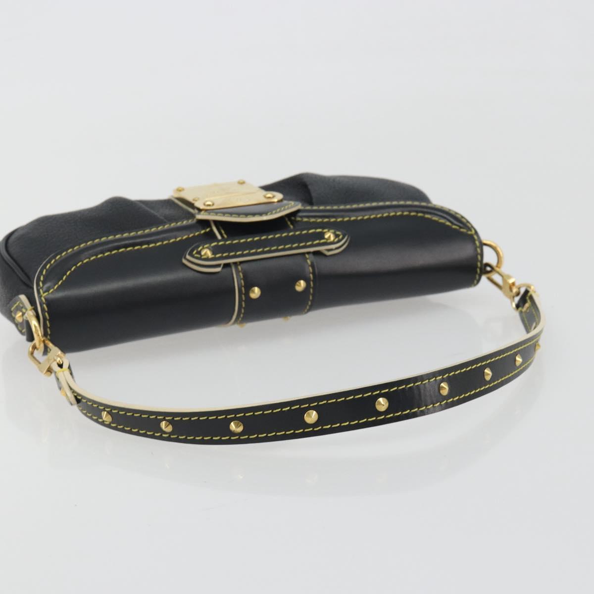 LOUIS VUITTON Suhari Precieux Shoulder Bag Leather Black M91776 Auth 194886SAV