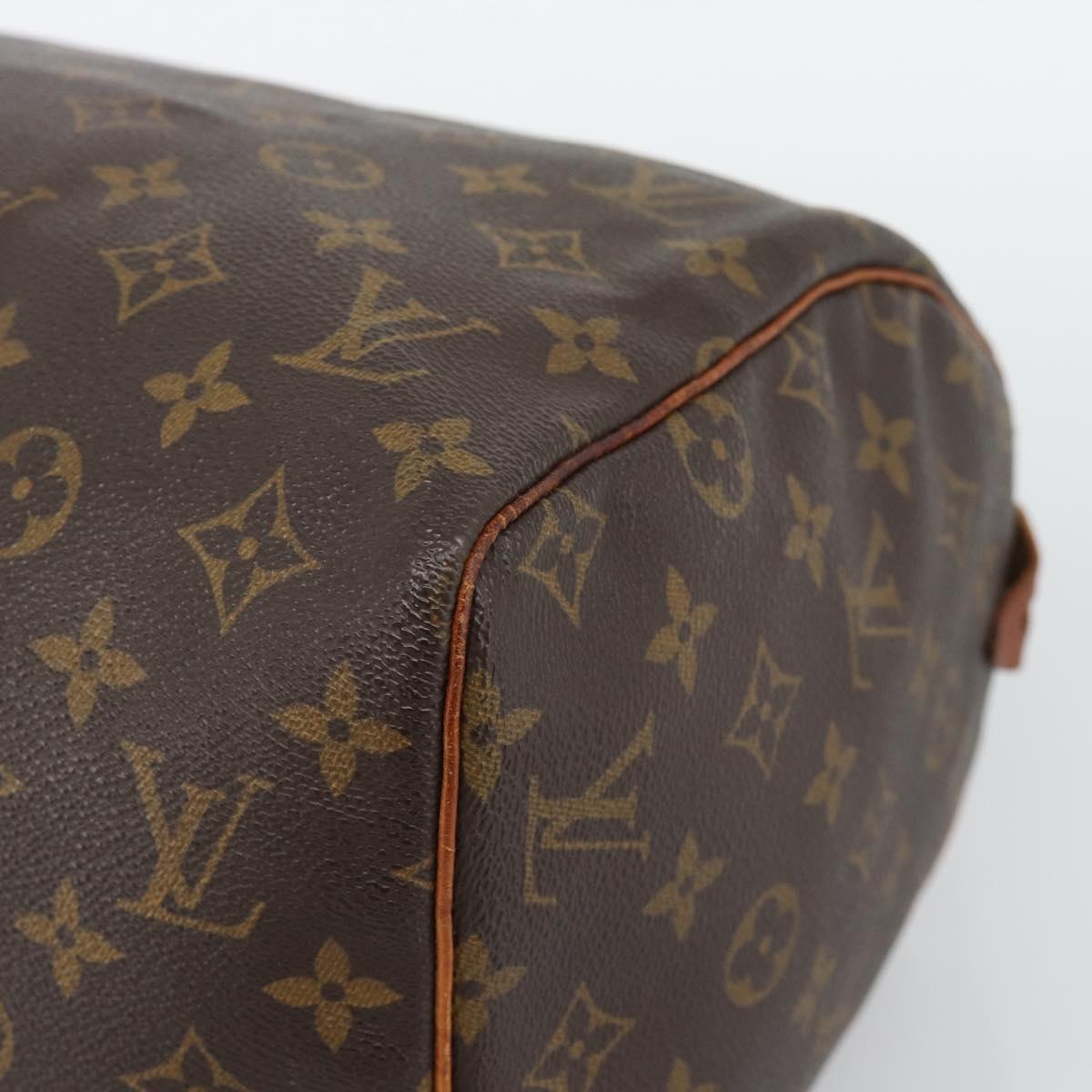 LOUIS VUITTON Monogram Speedy 30 Hand Bag M41526 LV Auth 194889