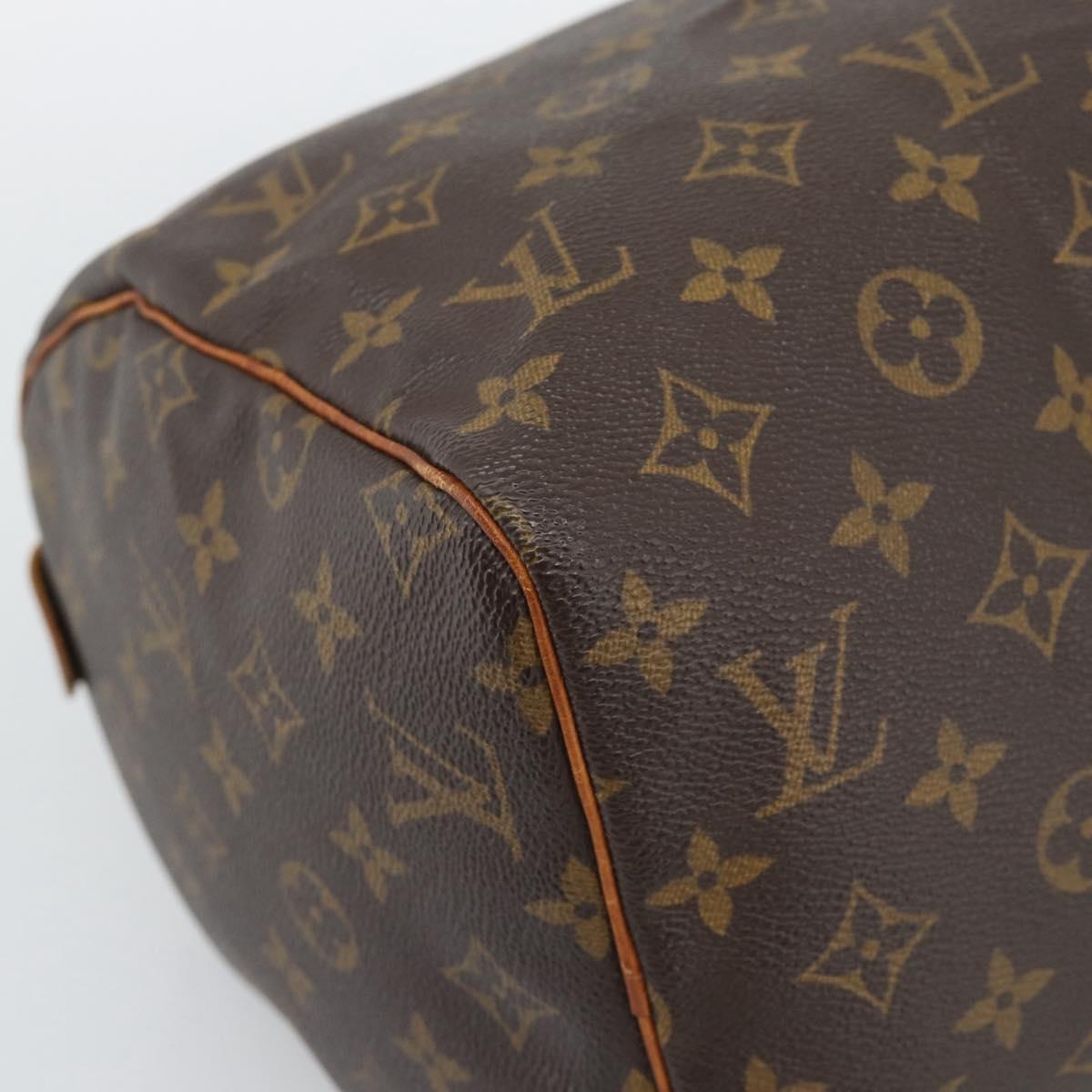 LOUIS VUITTON Monogram Speedy 30 Hand Bag M41526 LV Auth 194889
