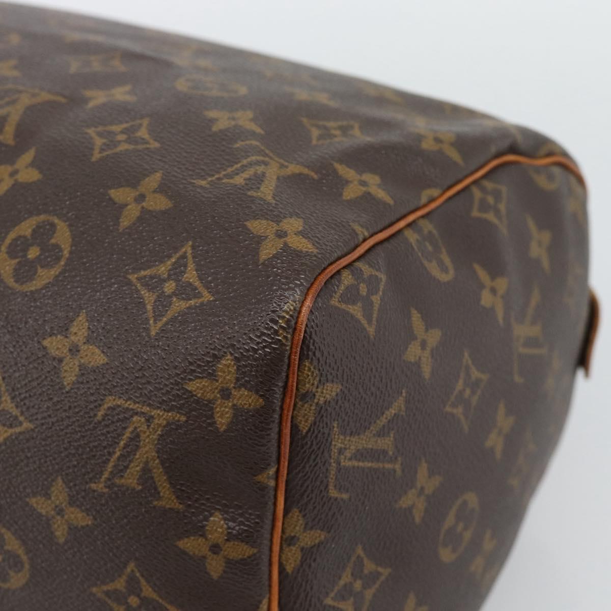 LOUIS VUITTON Monogram Speedy 30 Hand Bag M41526 LV Auth 194889
