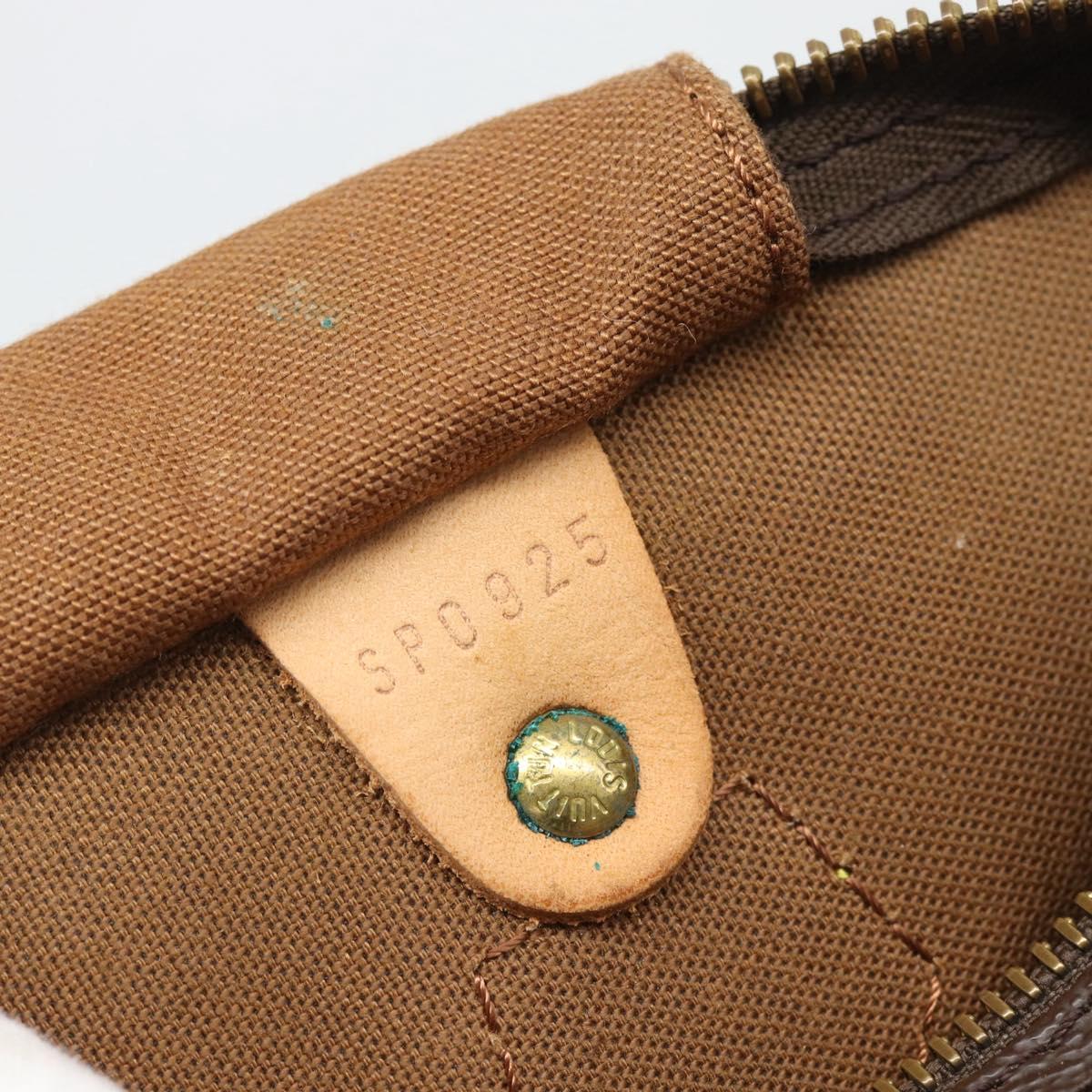 LOUIS VUITTON Monogram Speedy 30 Hand Bag M41526 LV Auth 194889