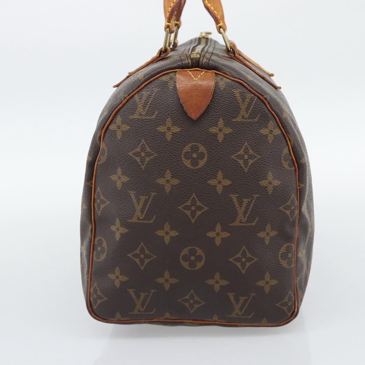 LOUIS VUITTON Monogram Speedy 30 Hand Bag M41526 LV Auth 194889