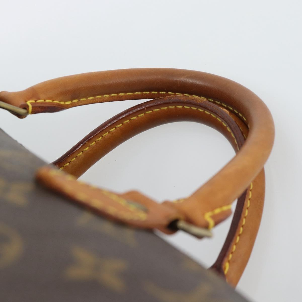 LOUIS VUITTON Monogram Speedy 30 Hand Bag M41526 LV Auth 194889
