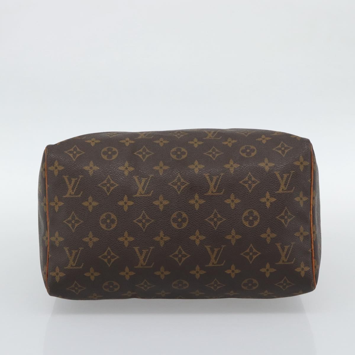 LOUIS VUITTON Monogram Speedy 30 Hand Bag M41526 LV Auth 194889