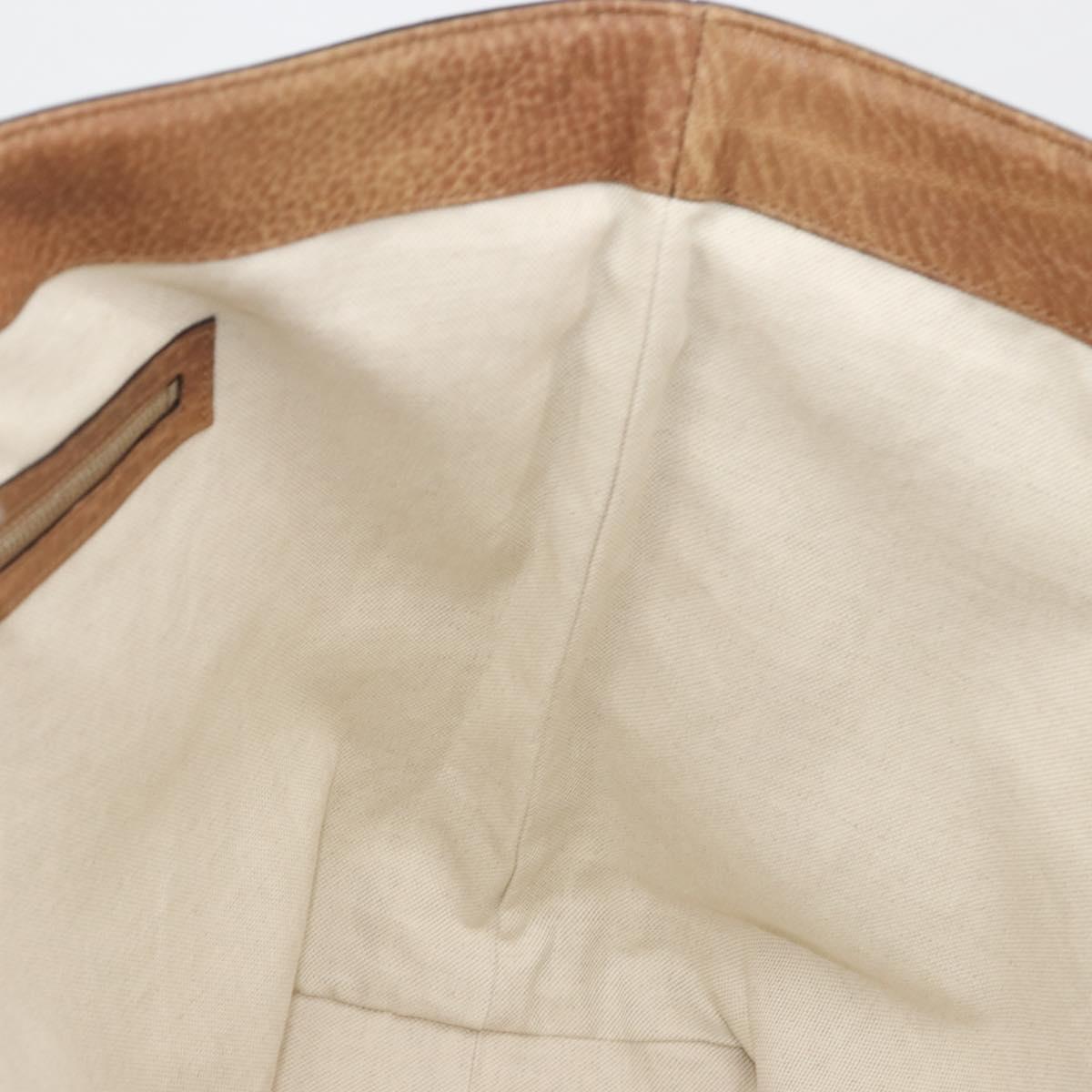 GUCCI GG Canvas Miss GG Tote Bag Beige Silver 336756 Auth 194896V