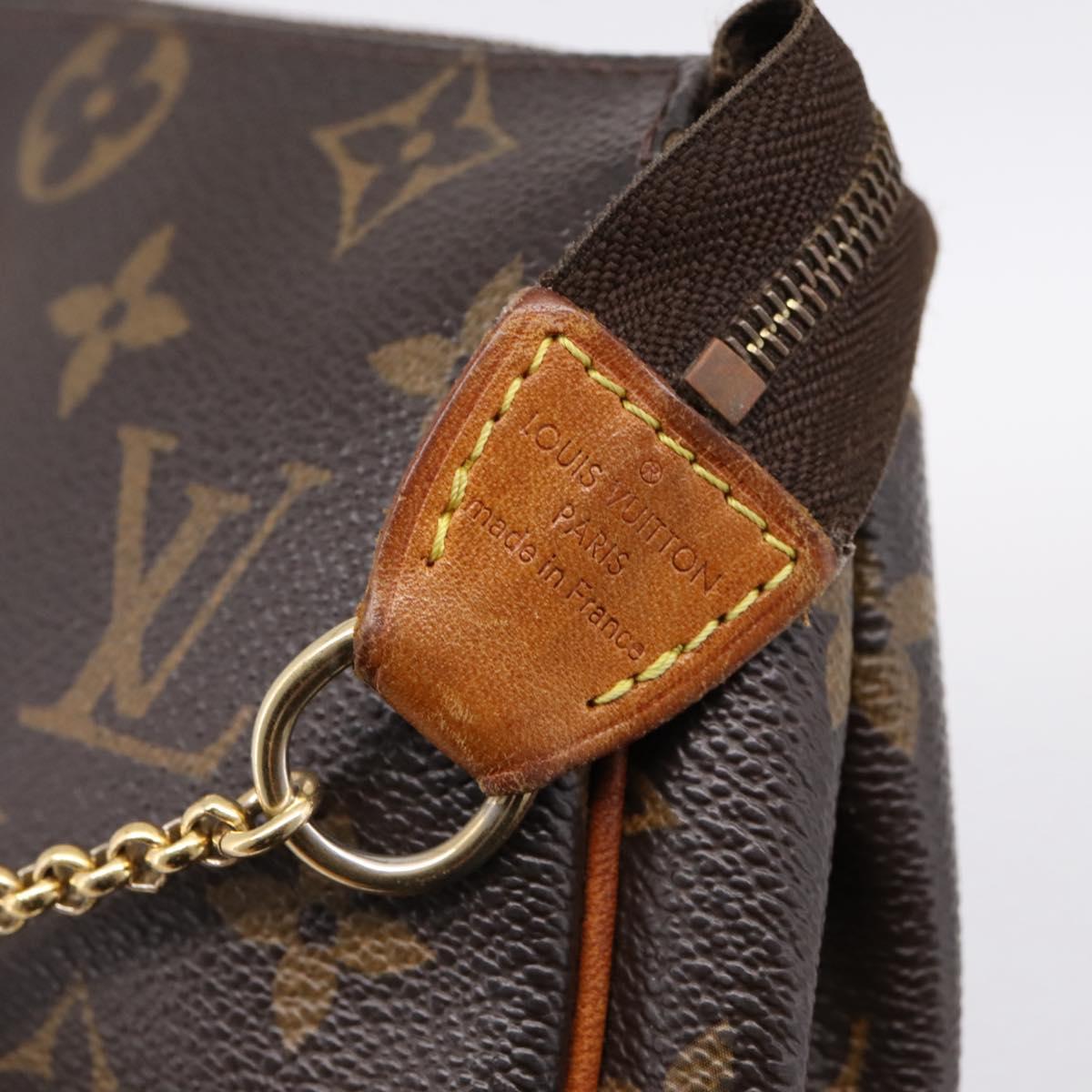 LOUIS VUITTON Monogram Eva Shoulder Bag M95567 LV Auth 194902A