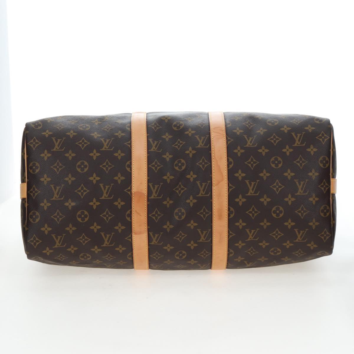 LOUIS VUITTON Monogram Keepall Bandouliere 50 Boston Bag M41416 LV Auth 194904V