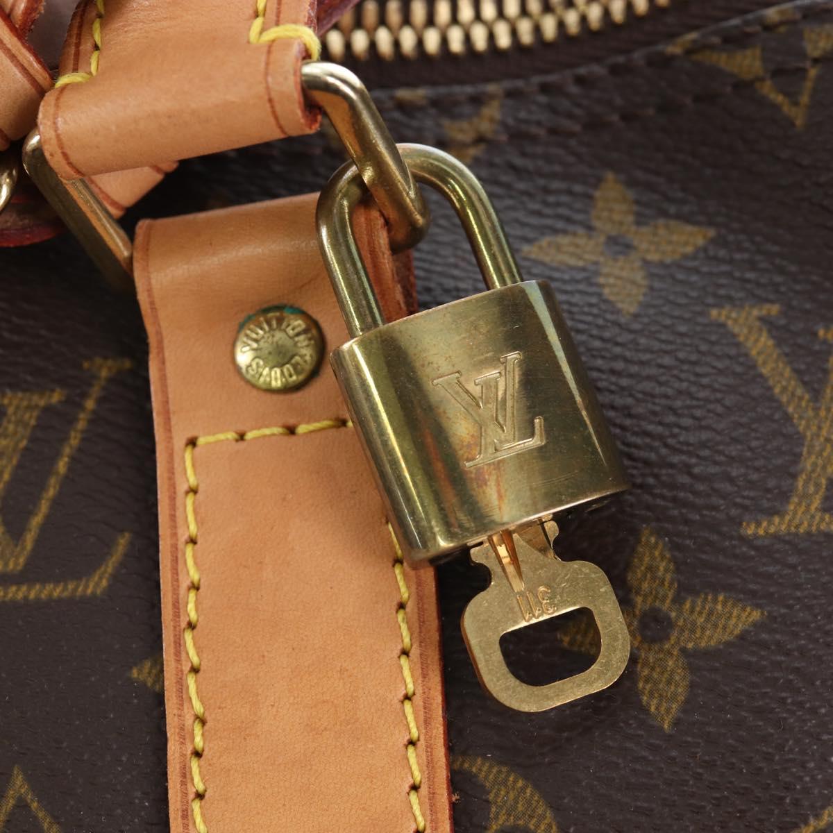 LOUIS VUITTON Monogram Keepall Bandouliere 50 Boston Bag M41416 LV Auth 194904V