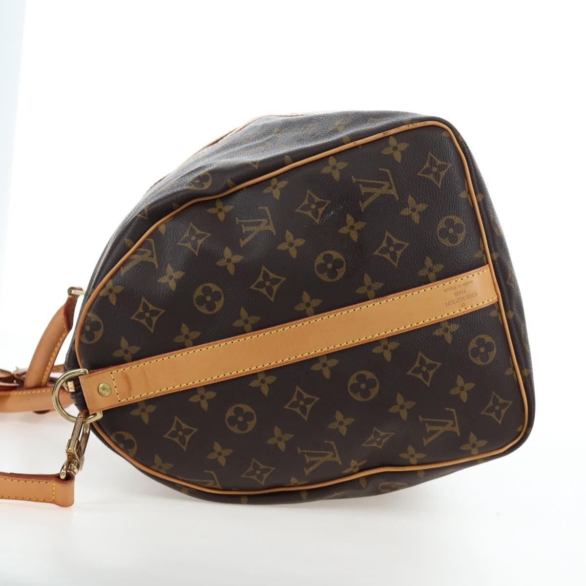 LOUIS VUITTON Monogram Keepall Bandouliere 50 Boston Bag M41416 LV Auth 194904V