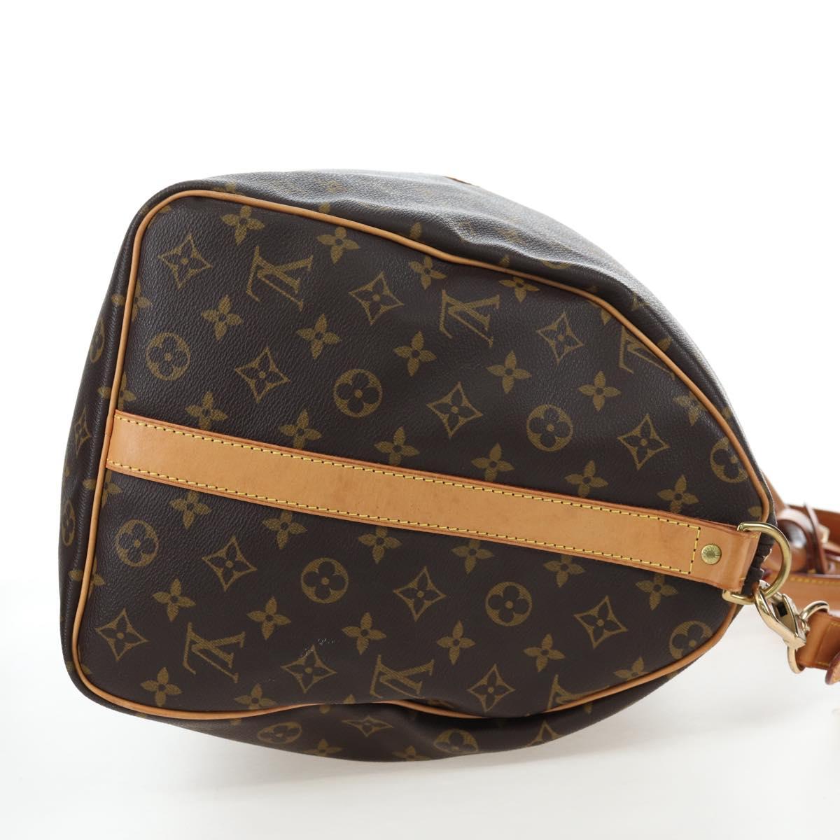 LOUIS VUITTON Monogram Keepall Bandouliere 50 Boston Bag M41416 LV Auth 194904V