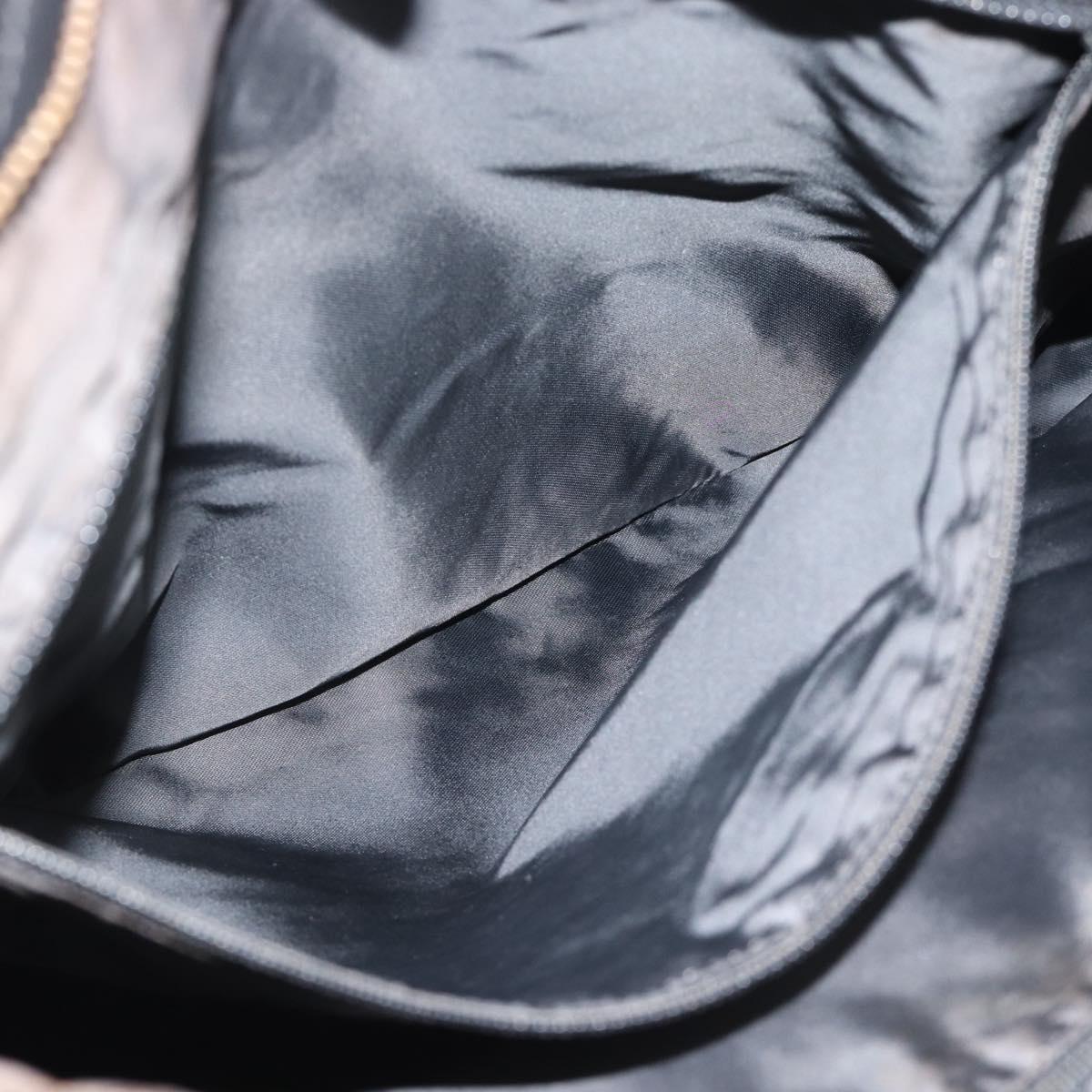 CHANEL Tote Bag Lamb Skin Black CC Auth 194905A