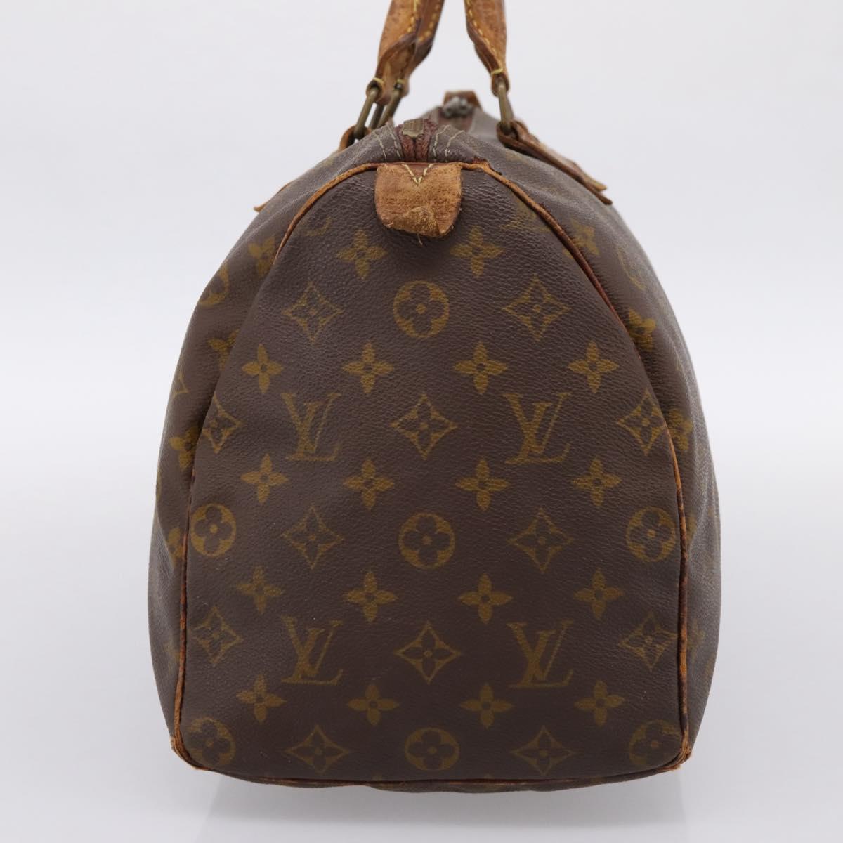 LOUIS VUITTON Monogram Speedy 30 Hand Bag M41526 LV Auth 194906