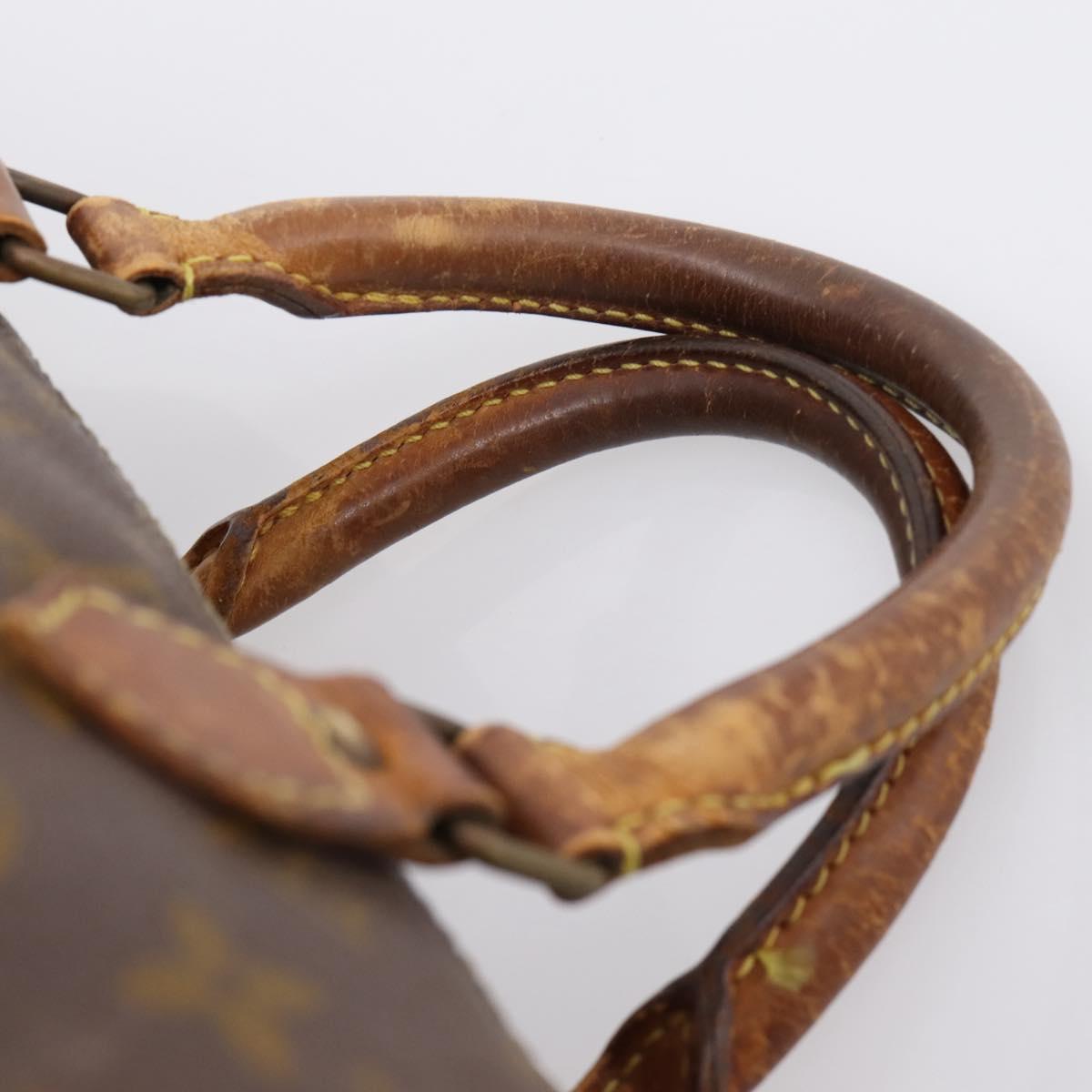 LOUIS VUITTON Monogram Speedy 30 Hand Bag M41526 LV Auth 194906