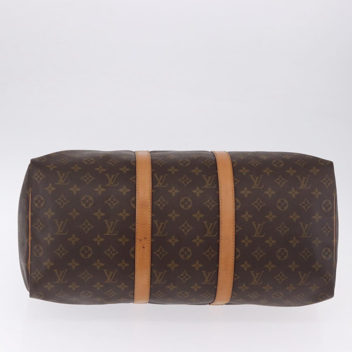 LOUIS VUITTON Monogram Keepall 50 Boston Bag M41426 LV Auth 194908V