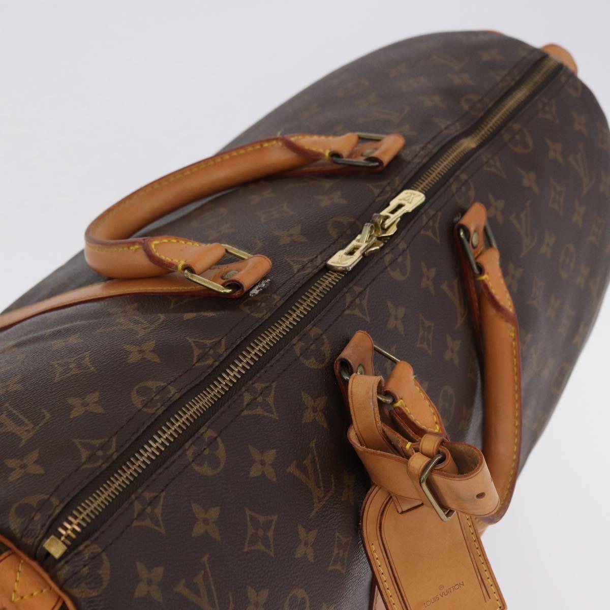 LOUIS VUITTON Monogram Keepall 50 Boston Bag M41426 LV Auth 194908V