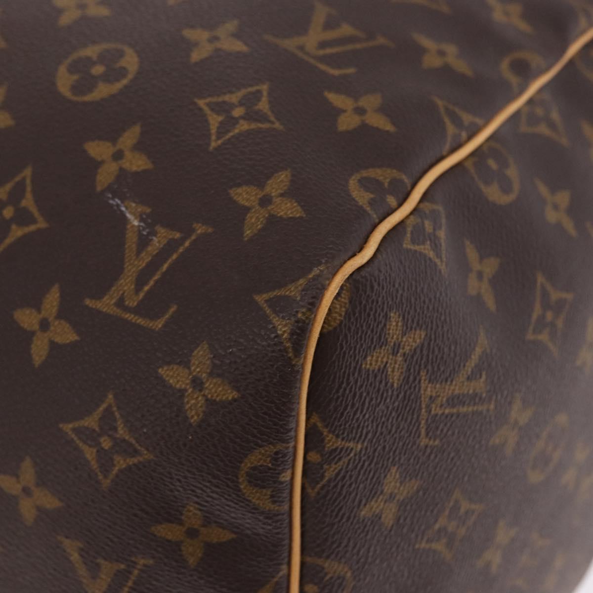 LOUIS VUITTON Monogram Keepall 55 Boston Bag M41424 LV Auth 194909SAV