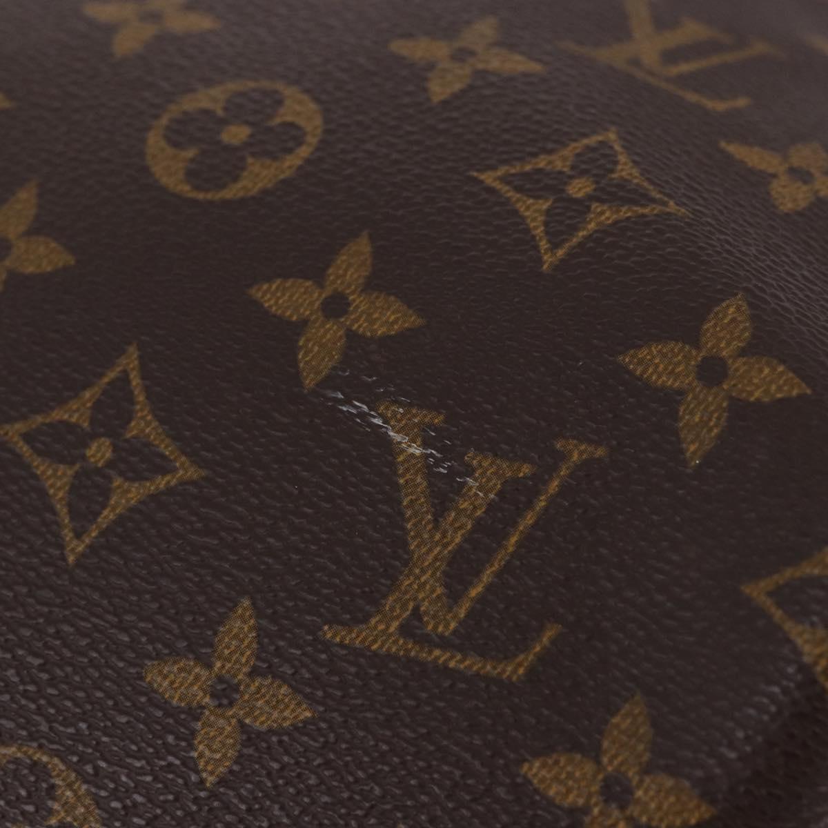 LOUIS VUITTON Monogram Keepall 55 Boston Bag M41424 LV Auth 194909SAV
