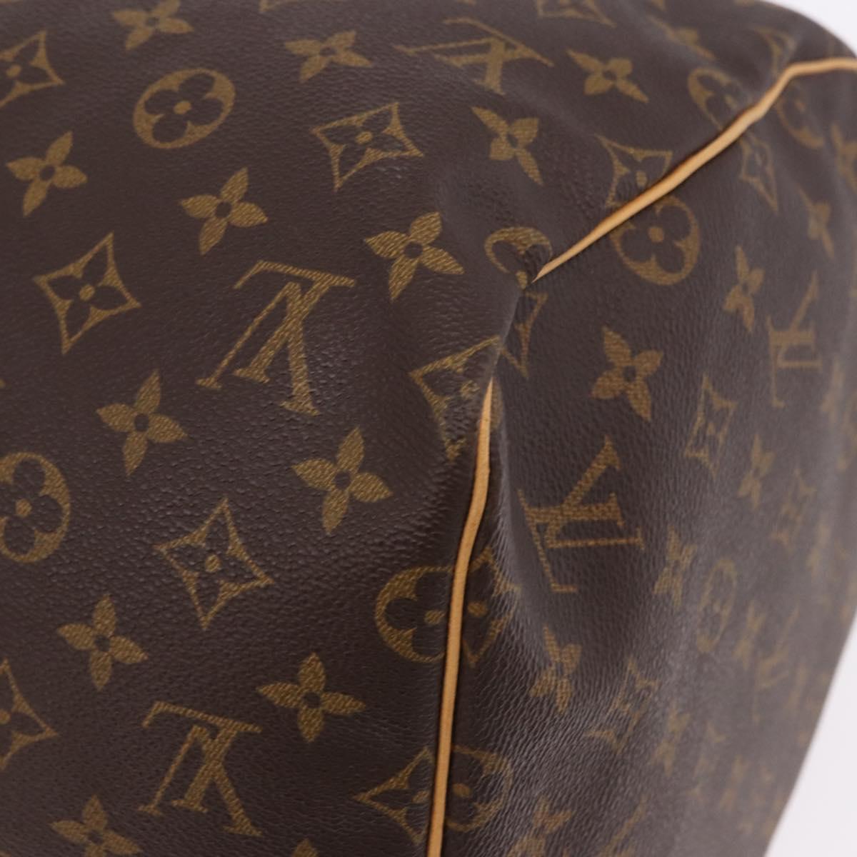 LOUIS VUITTON Monogram Keepall 55 Boston Bag M41424 LV Auth 194909SAV