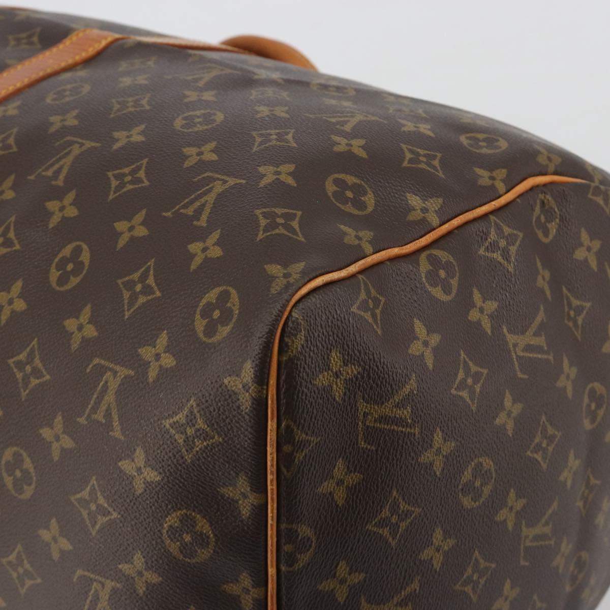 LOUIS VUITTON Monogram Keepall 60 Boston Bag M41422 LV Auth 194910A