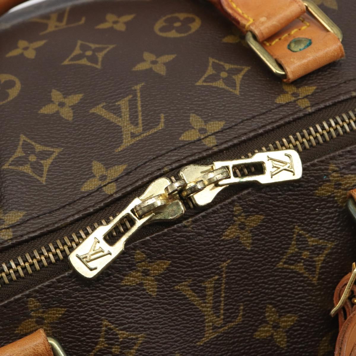 LOUIS VUITTON Monogram Keepall 60 Boston Bag M41422 LV Auth 194910A