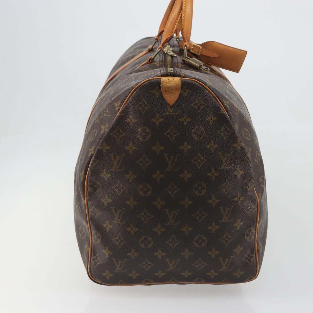LOUIS VUITTON Monogram Keepall 60 Boston Bag M41422 LV Auth 194910A