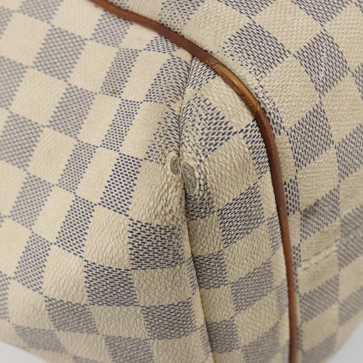 LOUIS VUITTON Damier Azur Totally MM Tote Bag N51262 LV Auth 194915