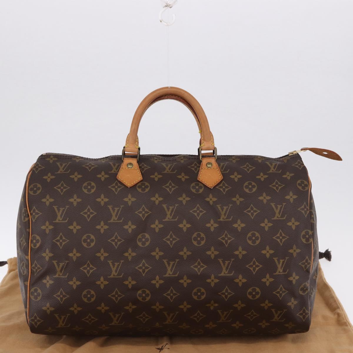 LOUIS VUITTON Monogram Speedy 40 Hand Bag M41522 LV Auth 194916V