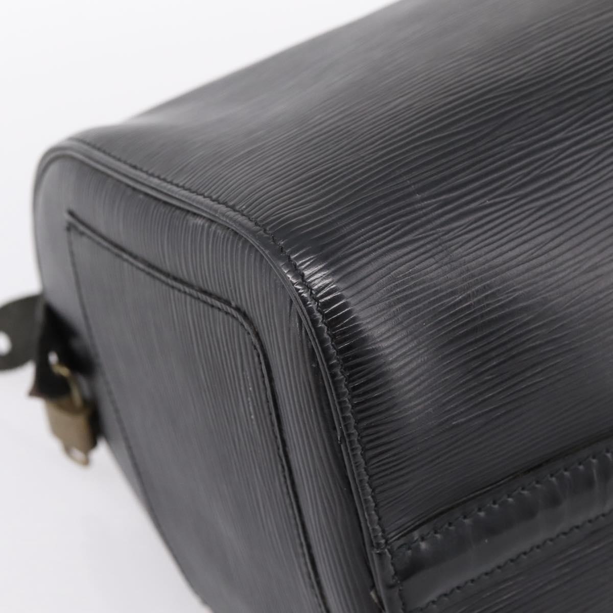 LOUIS VUITTON Epi Speedy 30 Hand Bag Noir Black M43002 LV Auth 194917V