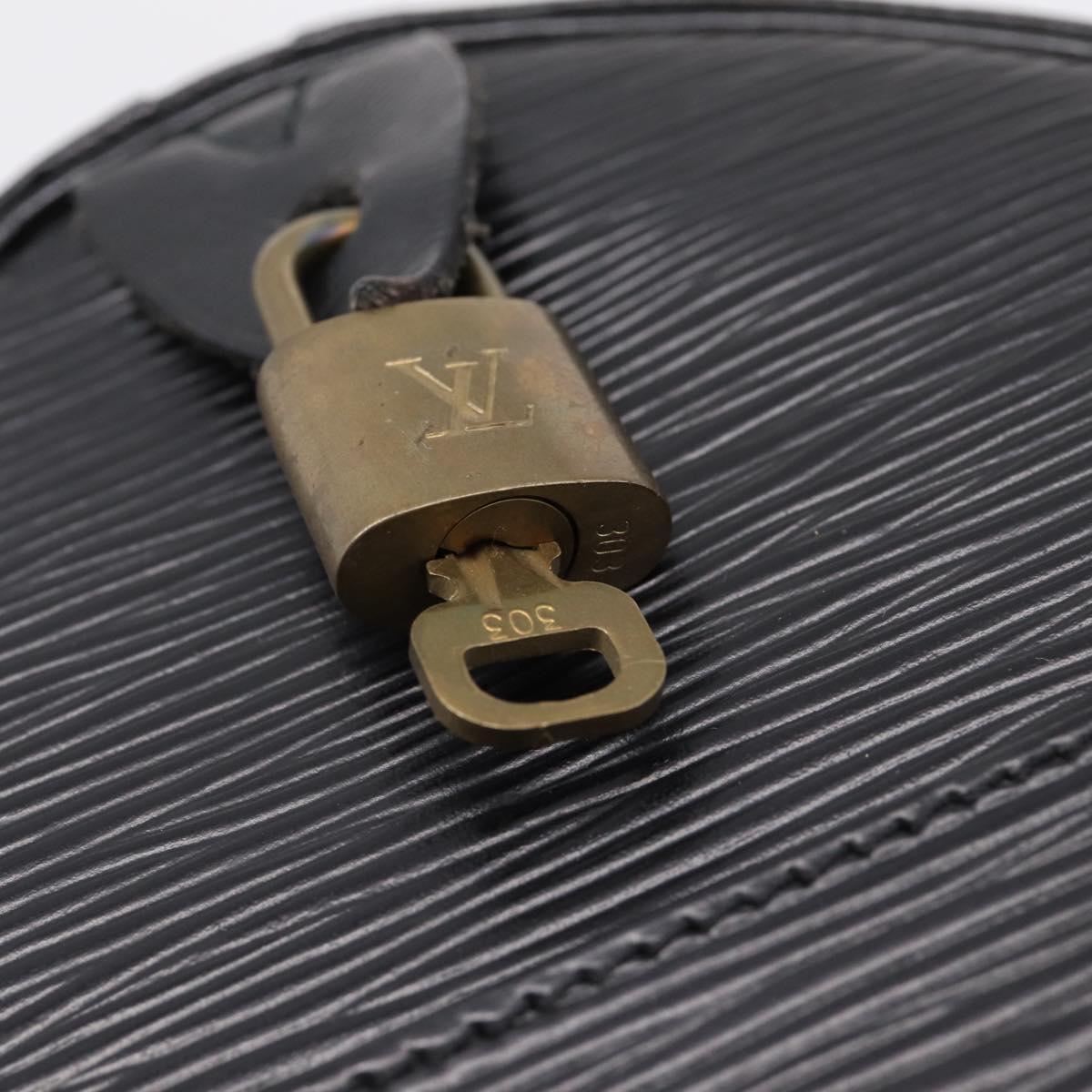 LOUIS VUITTON Epi Speedy 30 Hand Bag Noir Black M43002 LV Auth 194917V
