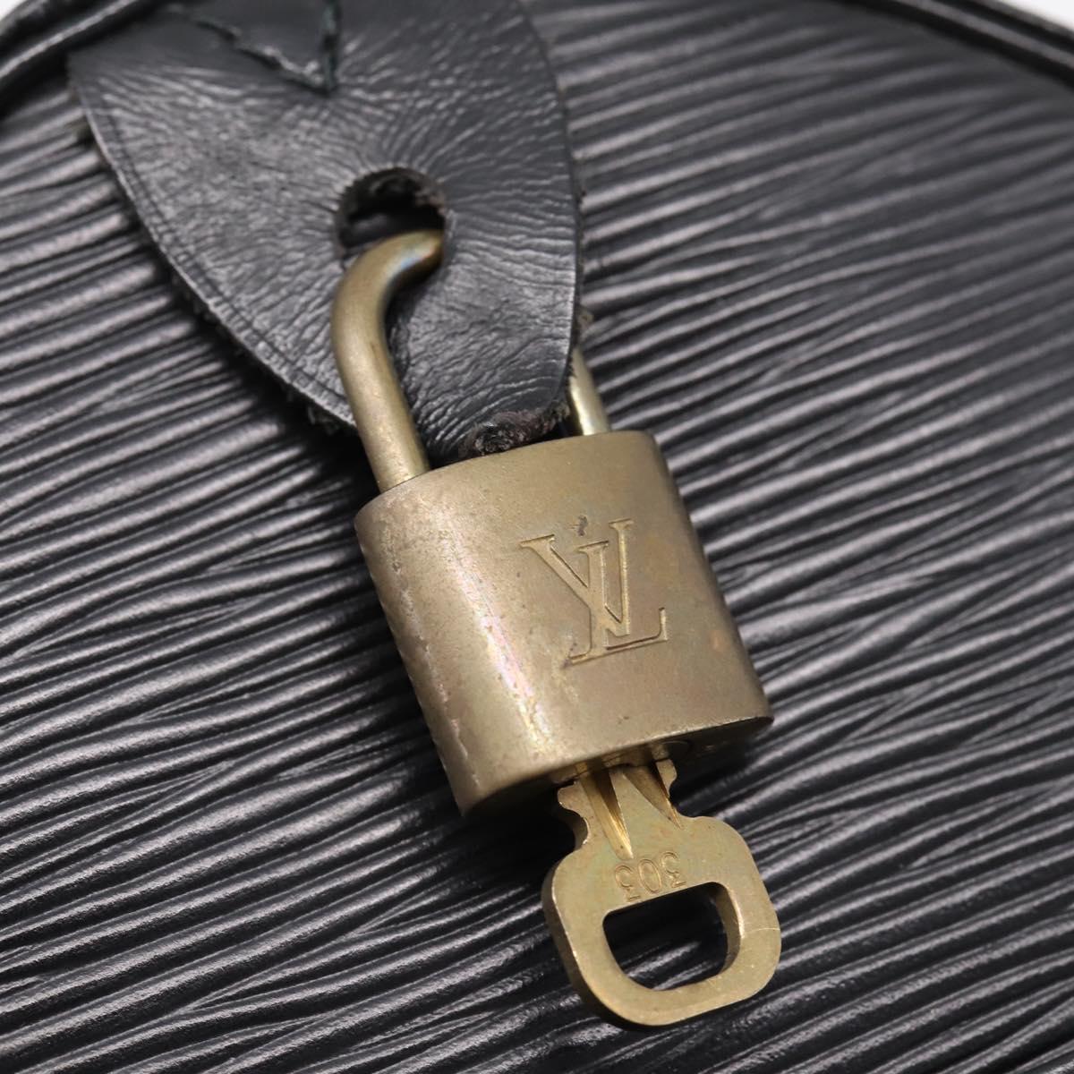 LOUIS VUITTON Epi Speedy 30 Hand Bag Noir Black M43002 LV Auth 194917V