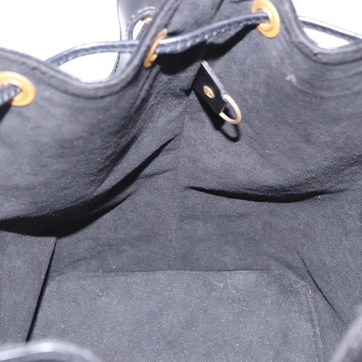 LOUIS VUITTON Epi Petit Noe Shoulder Bag Black M44102 LV Auth 194918SAV