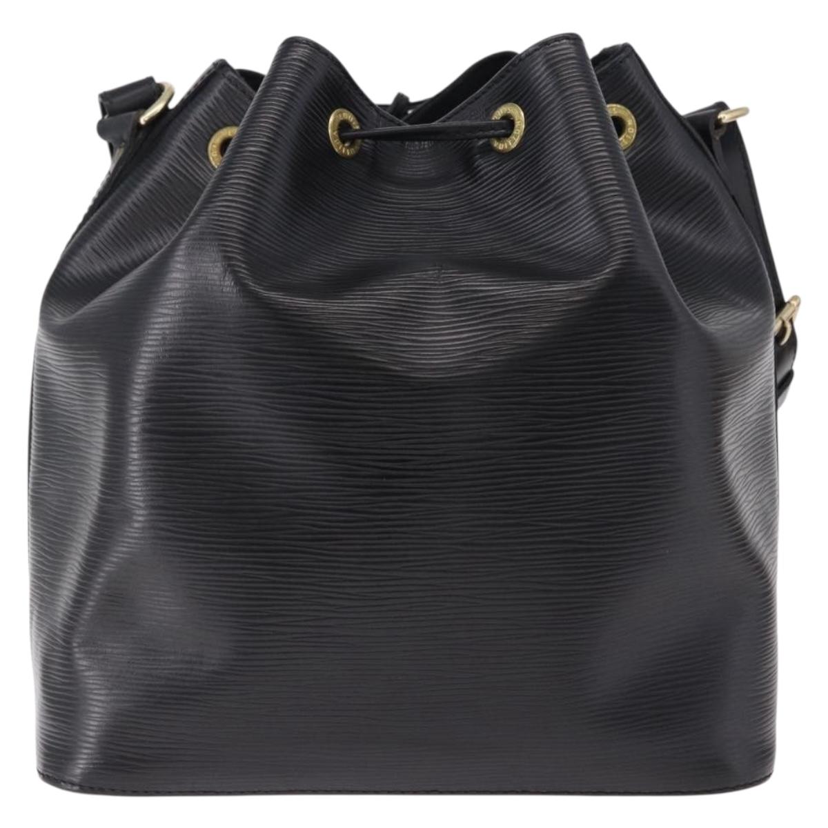 LOUIS VUITTON Epi Petit Noe Shoulder Bag Black M44102 LV Auth 194918SAV