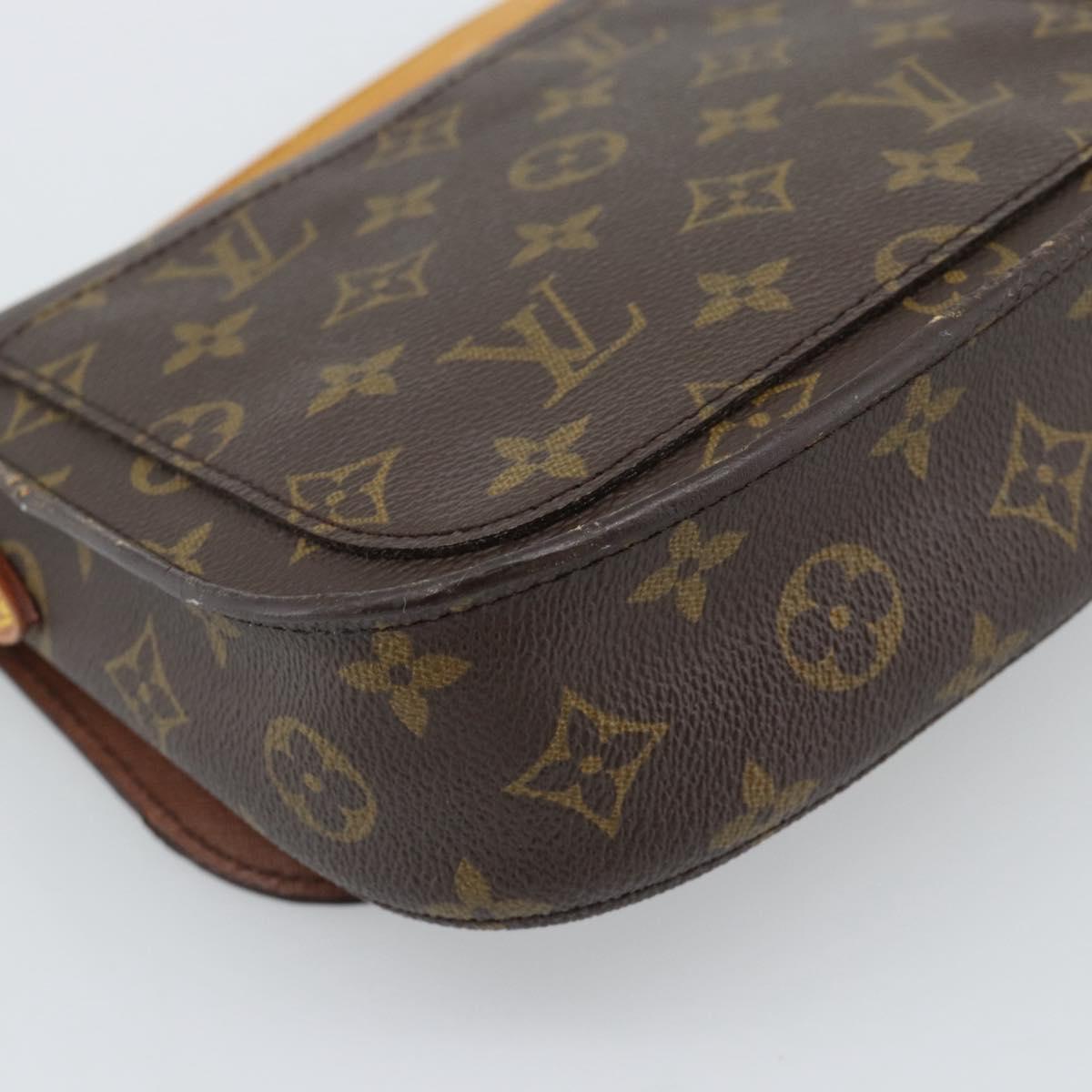 LOUIS VUITTON Monogram Saint Cloud MM Shoulder Bag M51243 LV Auth 194927