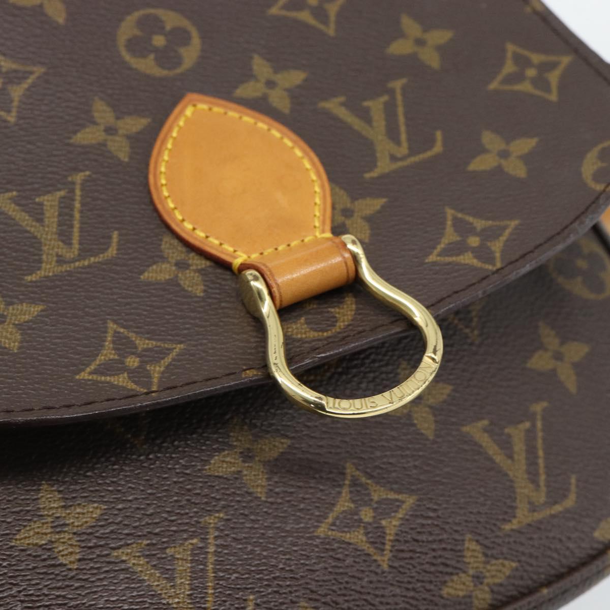 LOUIS VUITTON Monogram Saint Cloud MM Shoulder Bag M51243 LV Auth 194927