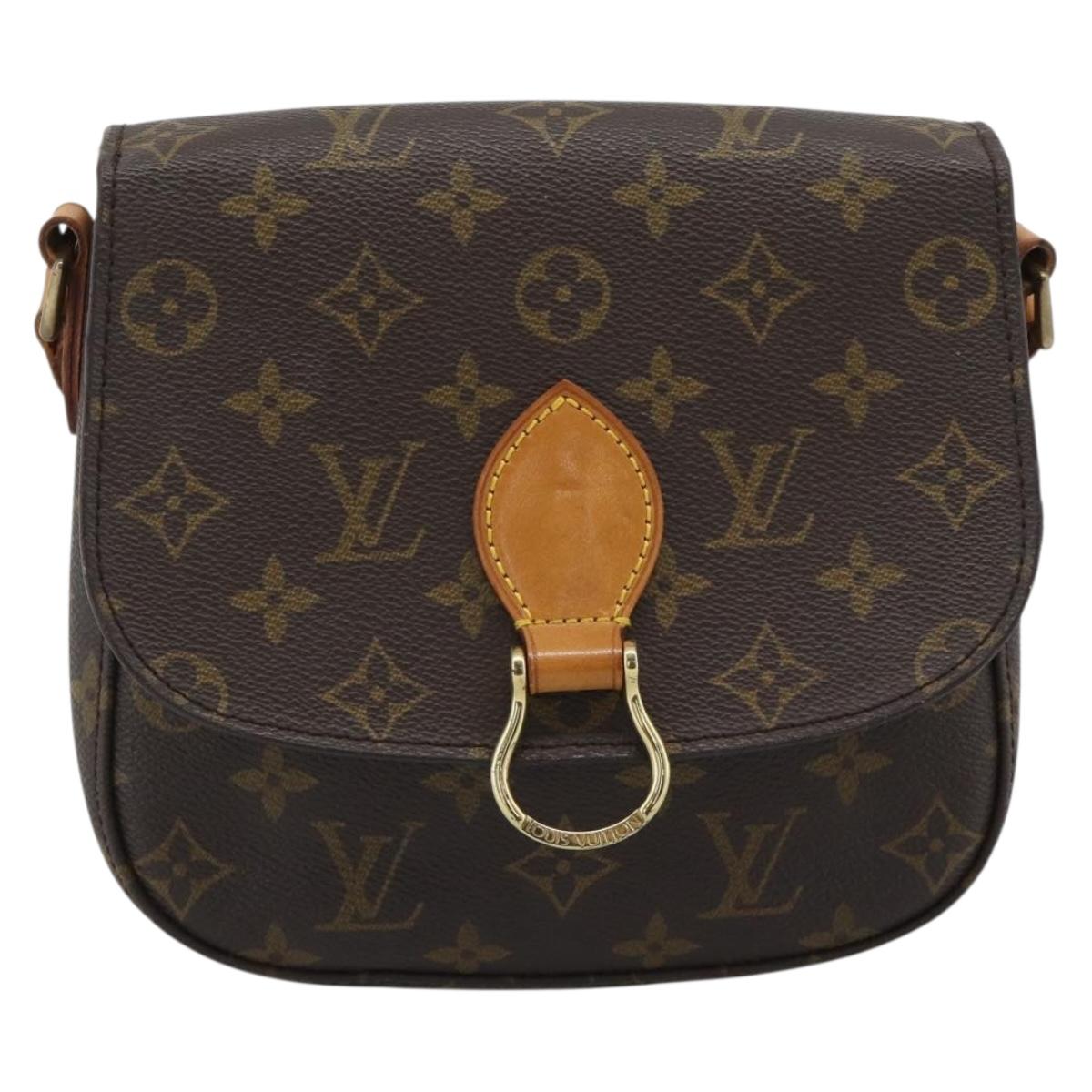 LOUIS VUITTON Monogram Saint Cloud MM Shoulder Bag M51243 LV Auth 194927