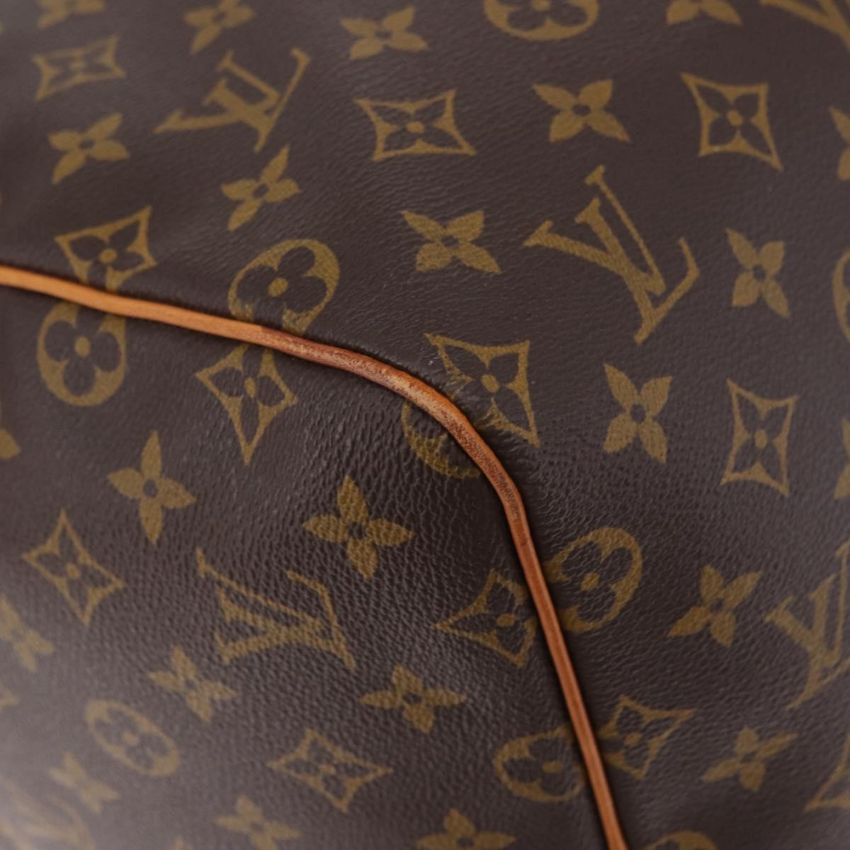 LOUIS VUITTON Monogram Keepall 55 Boston Bag M41424 LV Auth 194931V