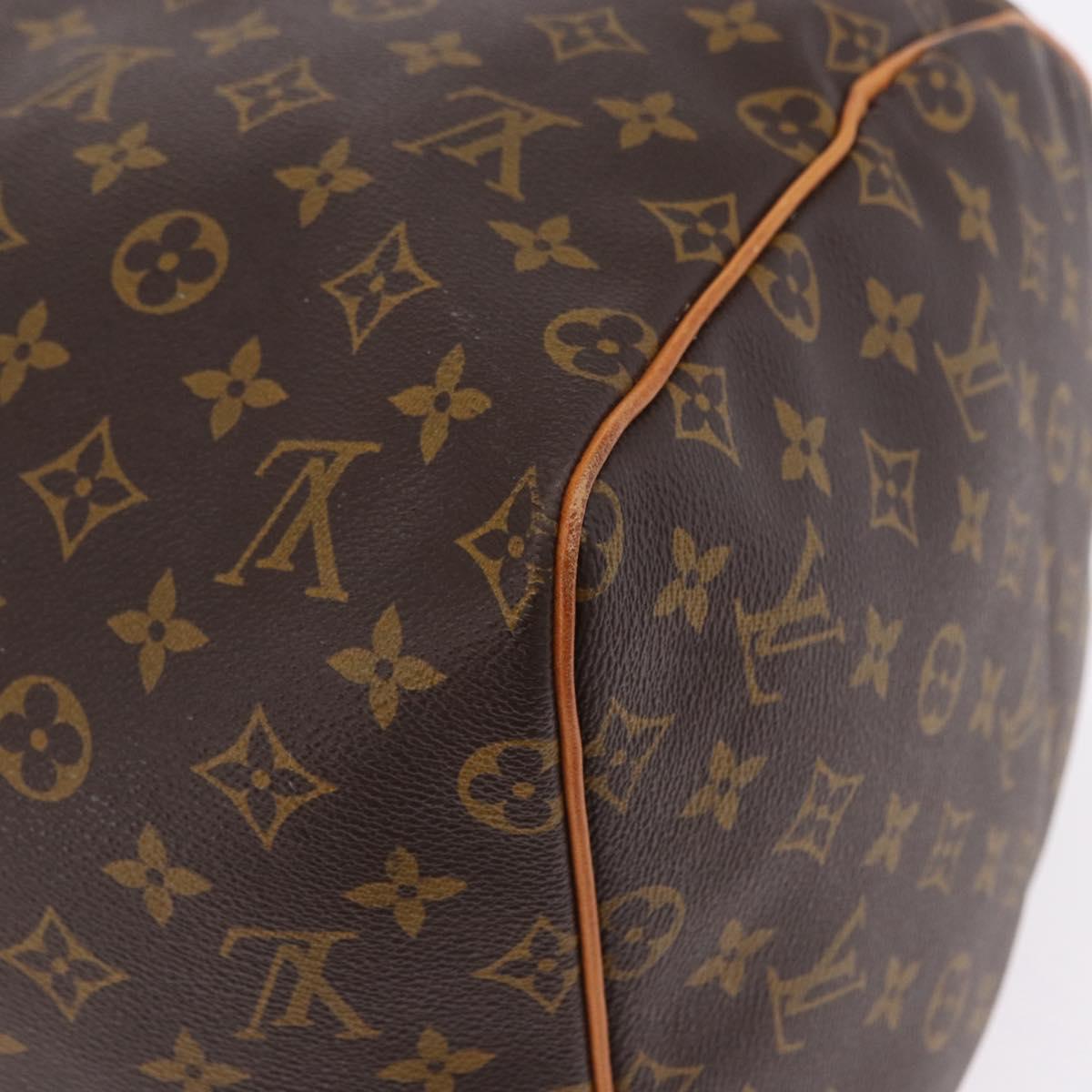 LOUIS VUITTON Monogram Keepall 55 Boston Bag M41424 LV Auth 194931V