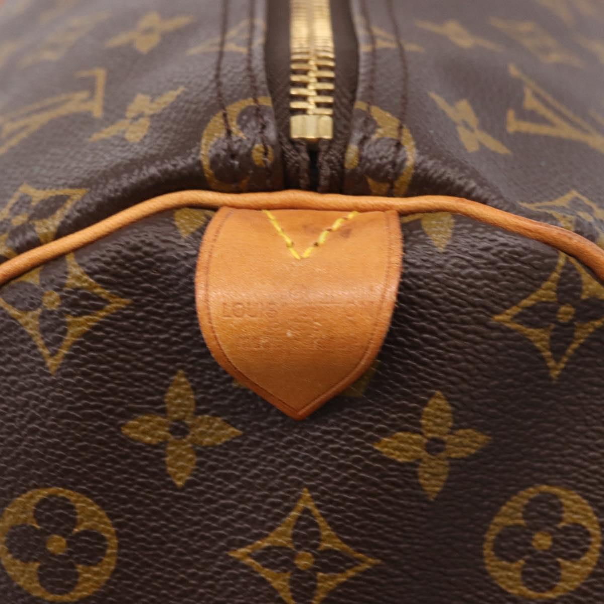LOUIS VUITTON Monogram Keepall 55 Boston Bag M41424 LV Auth 194931V
