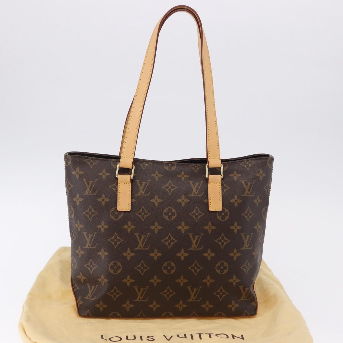 LOUIS VUITTON Monogram Cabas Piano Tote Bag M51148 LV Auth 194933SAV