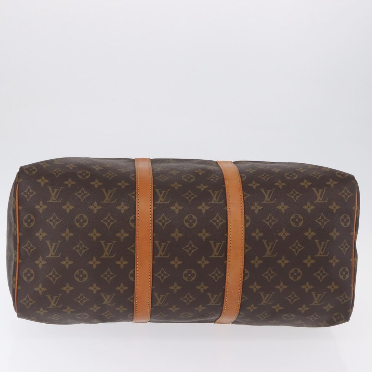 LOUIS VUITTON Monogram Keepall 50 Boston Bag M41426 LV Auth 194934V