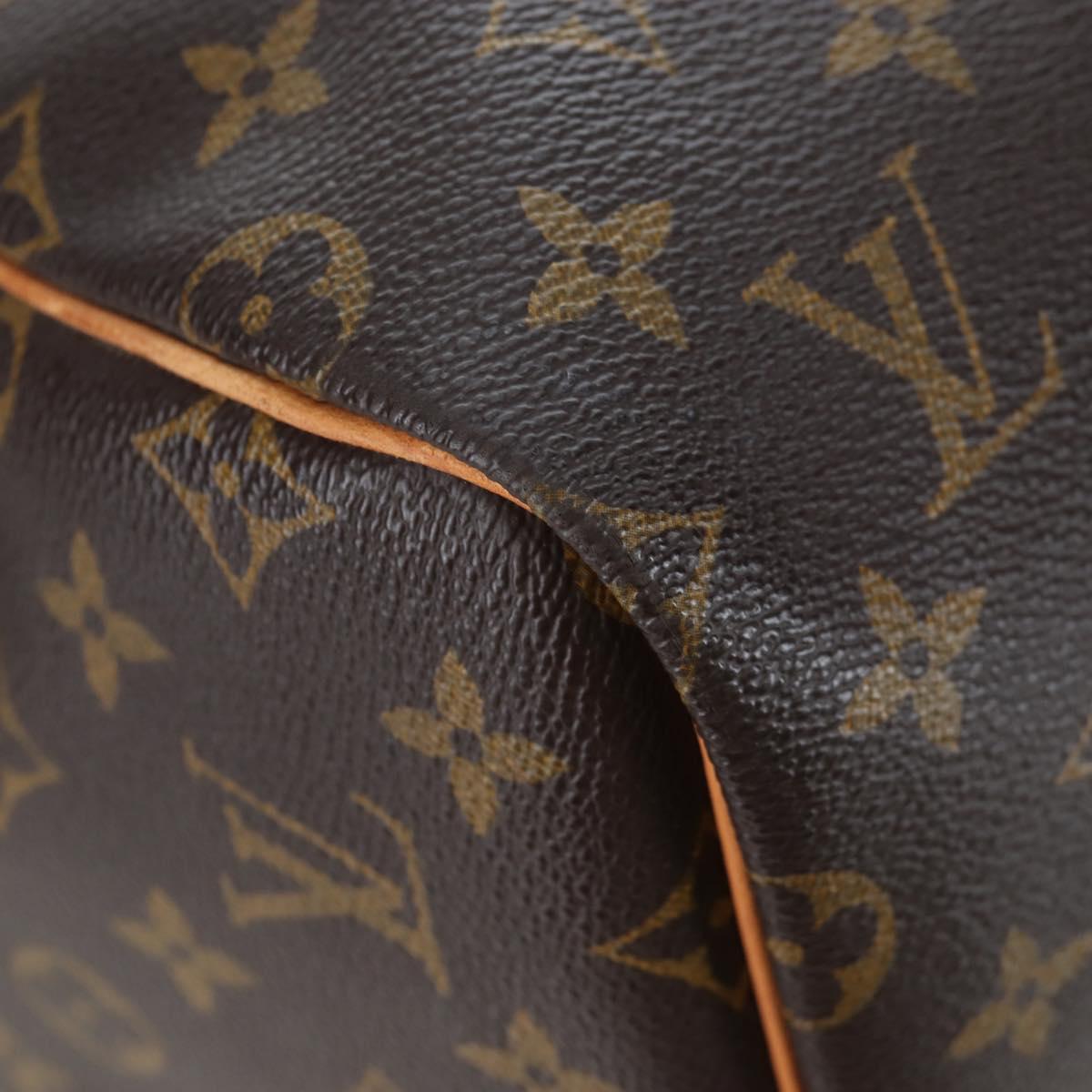 LOUIS VUITTON Monogram Keepall 55 Boston Bag M41424 LV Auth 194935V