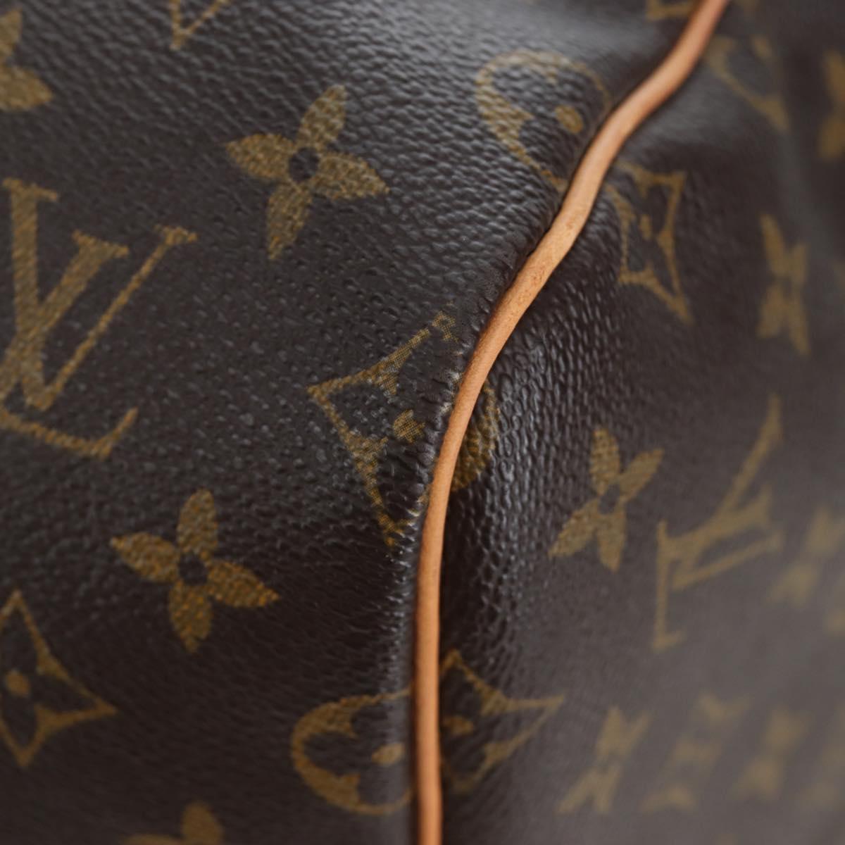 LOUIS VUITTON Monogram Keepall 55 Boston Bag M41424 LV Auth 194935V