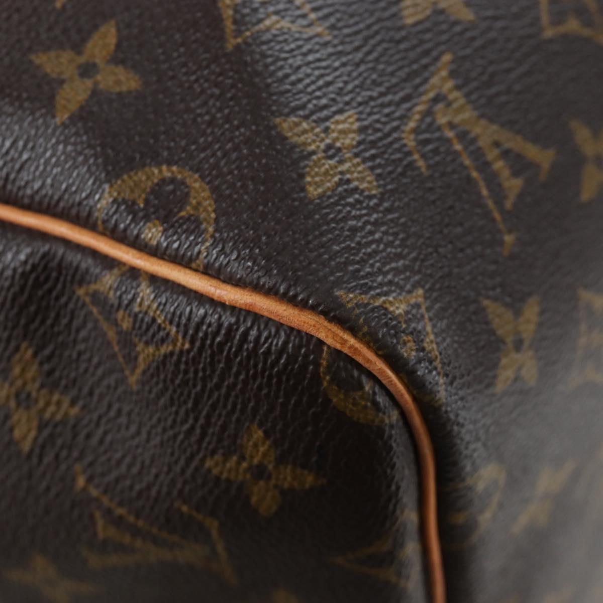 LOUIS VUITTON Monogram Keepall 55 Boston Bag M41424 LV Auth 194935V
