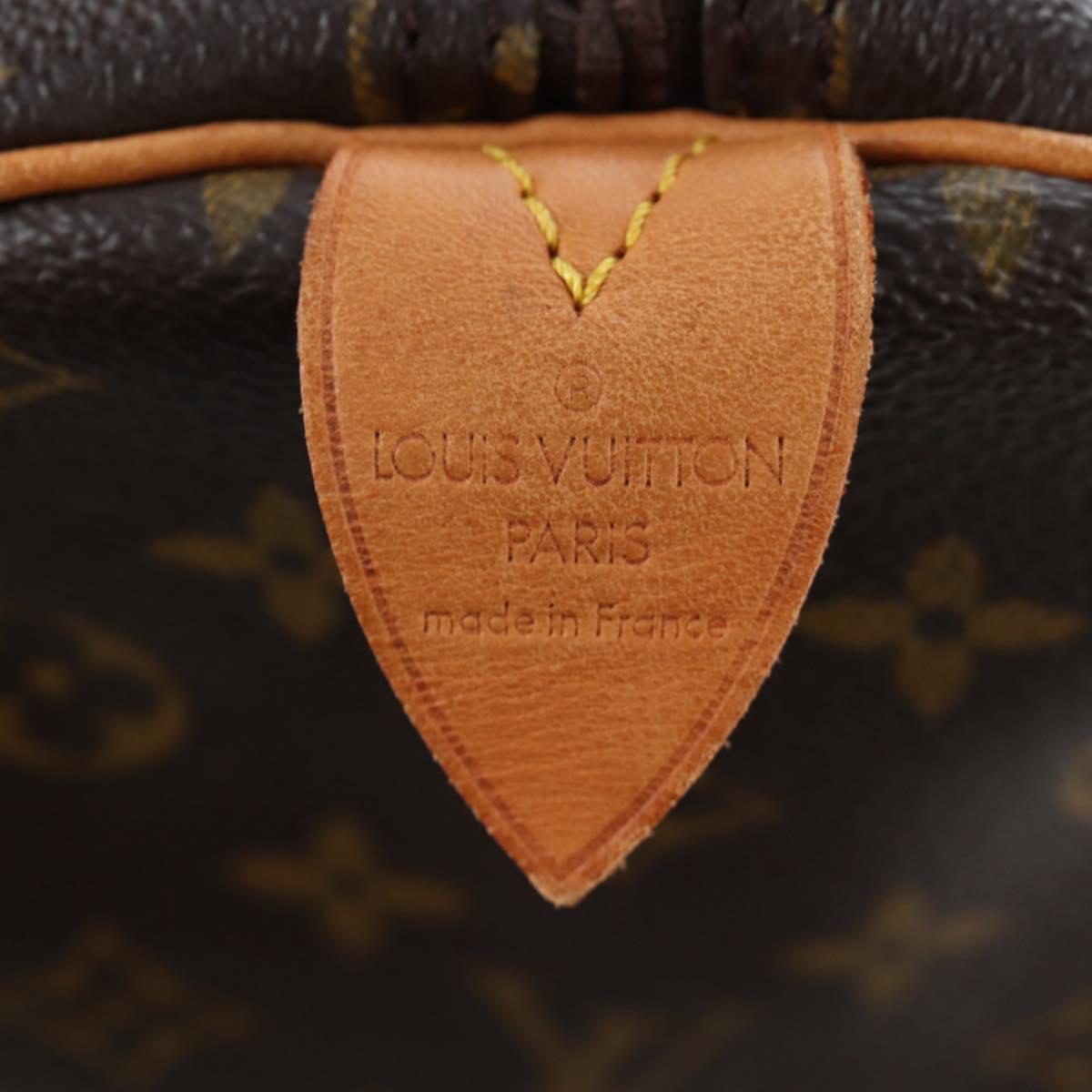 LOUIS VUITTON Monogram Keepall 55 Boston Bag M41424 LV Auth 194935V