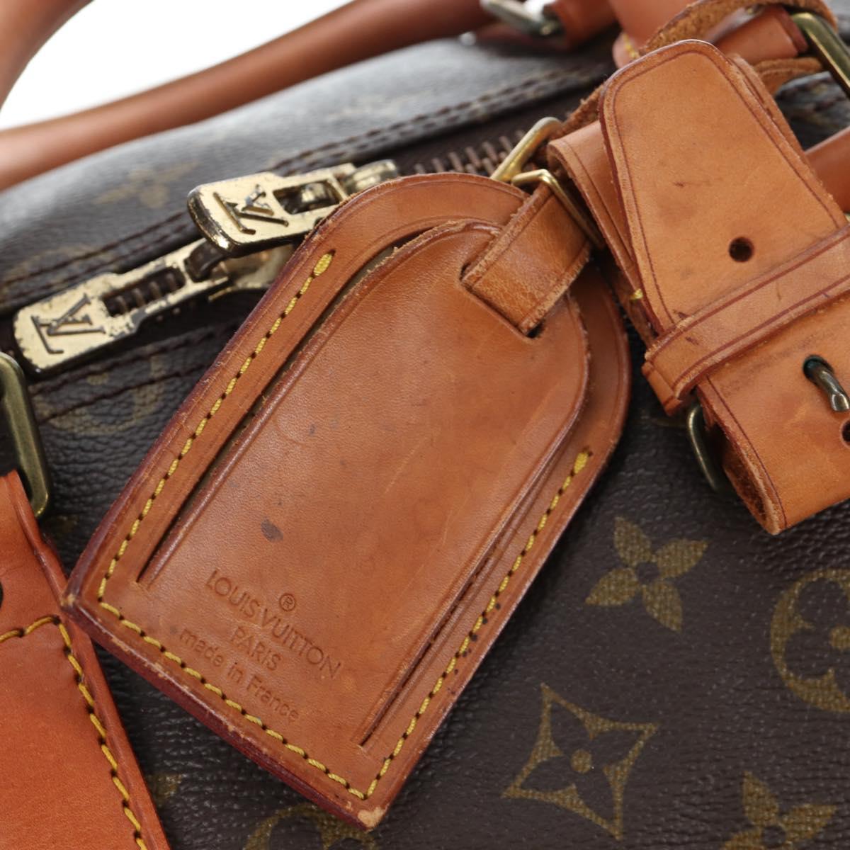 LOUIS VUITTON Monogram Keepall 50 Boston Bag M41426 LV Auth 194936V