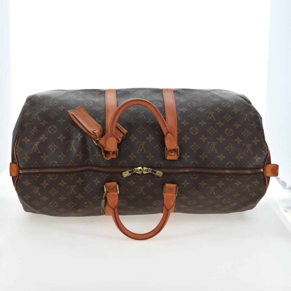 LOUIS VUITTON Monogram Keepall 50 Boston Bag M41426 LV Auth 194936V