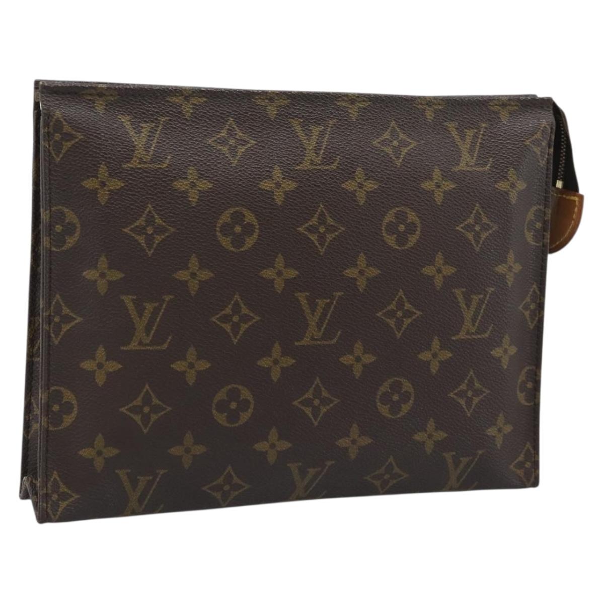 LOUIS VUITTON Monogram Poche Toilette 26 Pouch M47542 LV Auth 194940A