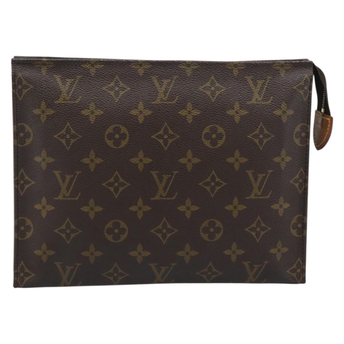LOUIS VUITTON Monogram Poche Toilette 26 Pouch M47542 LV Auth 194940A